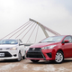 Vios on the left, Yaris on the right.